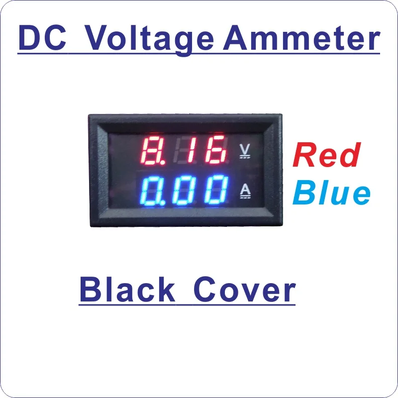 DC3.5-30V Вольтметр Амперметр черная крышка DC999mA 2A 5A 10A 20A 50A 100A 200A 300A 500A 1000A широкий диапазон Напряжение измеритель тока
