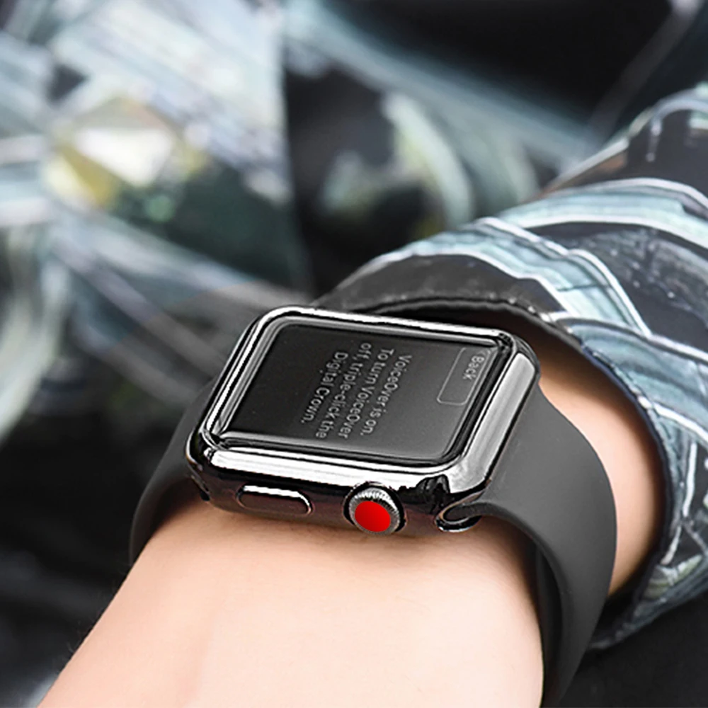 2018 мягкий и тонкий чехол для Apple Watch TPU 38 мм/мм 42 мм iwatch Защитный watch Series 3 2 | Наручные