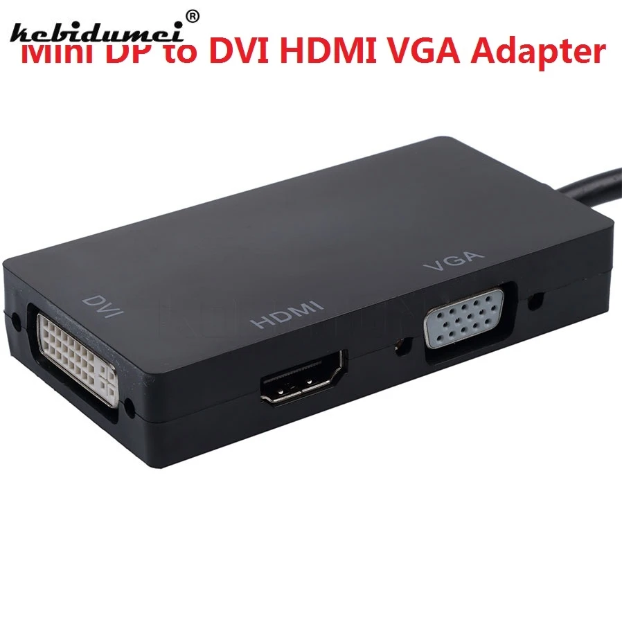 Кабель переходник штырь гнездо для порта дисплея DP HDMI совместимый с VGA DVI 3 в 1