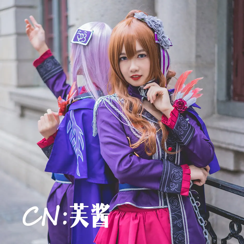 Косплей Костюм BanG Dream Roselia 3th live Lisa Imai Униформа Хэллоуин Рождество аниме индивидуальный заказ