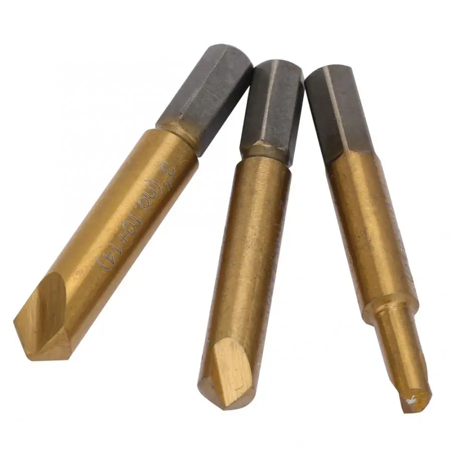 3 шт. Высокоскоростная сталь сломанный винт для удаления бит болт экстрактор