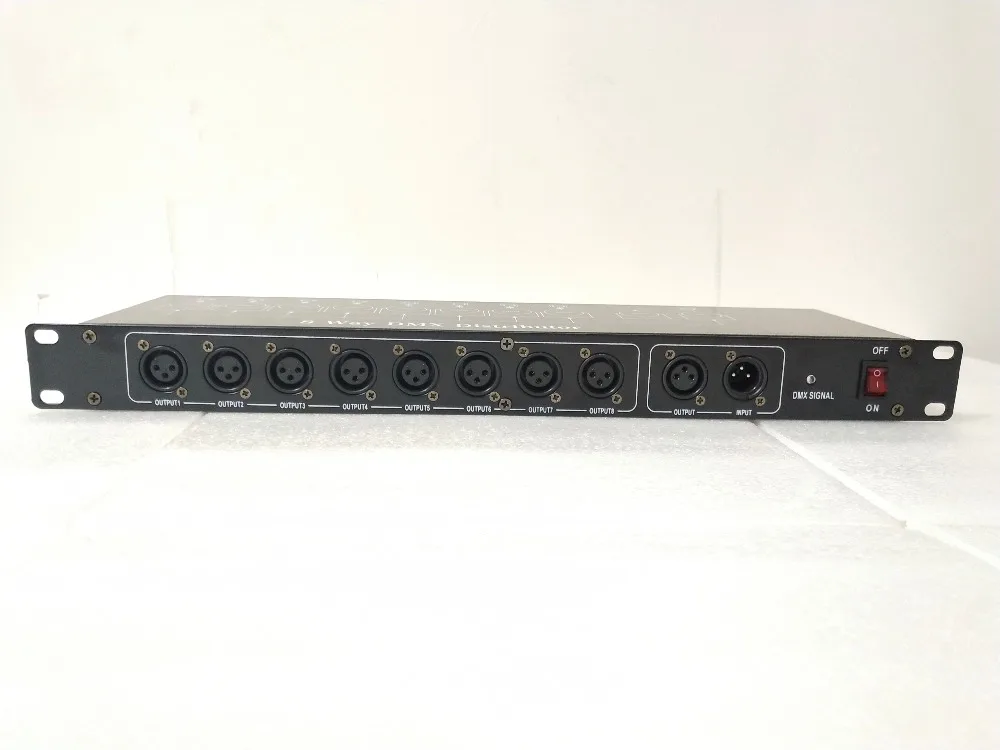 Новый светильник сценического DJ DMX512 сплиттер разветвитель сигнала Усилители 8 way