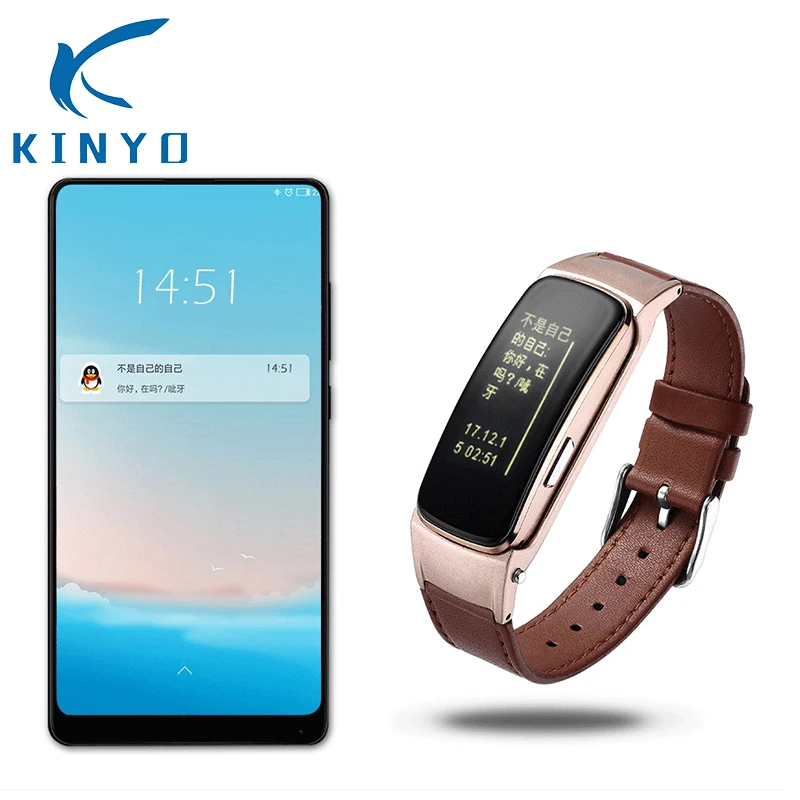 Смарт-браслет для разговора Bluetooth наушники умный Браслет монитор артериального