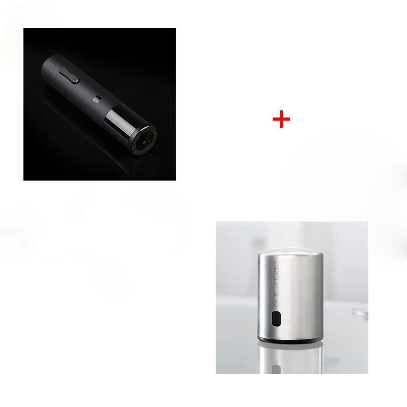 1 opener 1 stopper xiaomi Mijia Huohou автоматический штопор для бутылок вина набор Электрический штопор инструмент для xiaomi умный дом наборы - Цвет: 1 opener 1 stopper