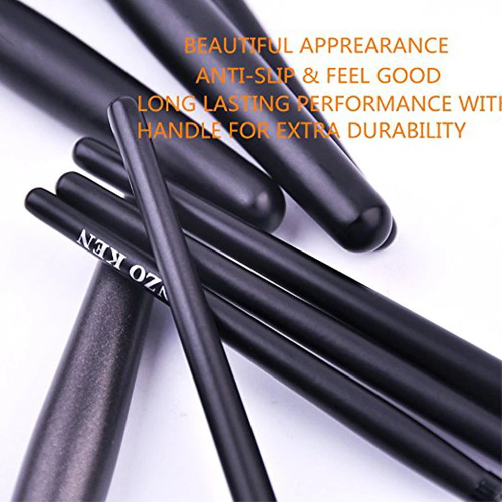 ENZO KEN Professional Cosmetic Brush Makeup Artist Tool for Face Eyeliner Blush Contour Foundation Brushes with Case | Красота и