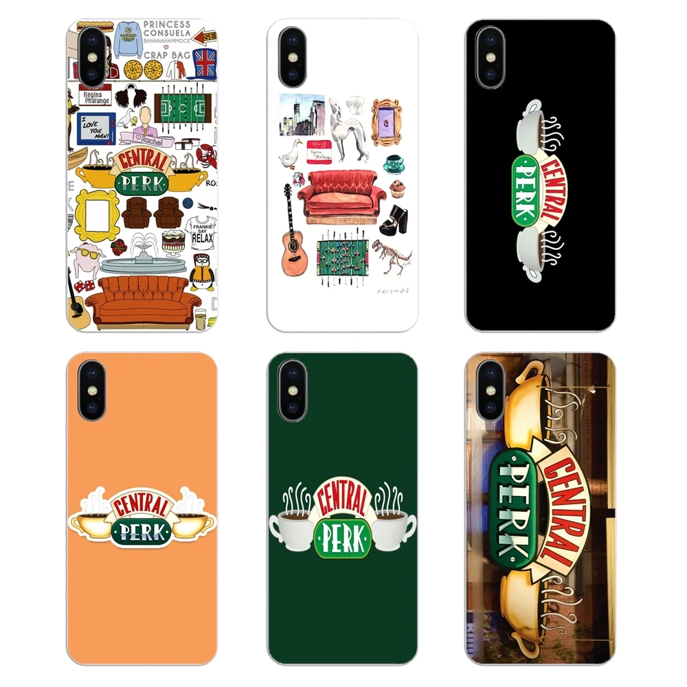 TPU Прозрачный чехол для Motorola Moto X4 E4 E5 G5 G5S G6 Z Z3 G3 C Play Plus центральный Perk Collage Friend TV Show