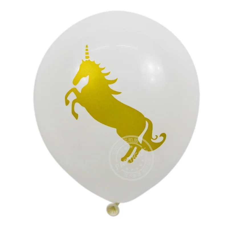 NEW ARRIVE 20pcs/lot Unicorn Balloons Party Supplies Latex Kids Cartoon Animal Horse Float Globe Birthday Decor | Дом и сад