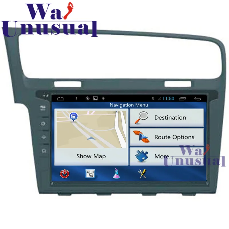GPS навигация для VW GOLF 7 10 1 дюйма Android 6 0 4 ядра 16 ГБ Bluetooth Wi Fi Mirrorlink 1024*600 бесплатные