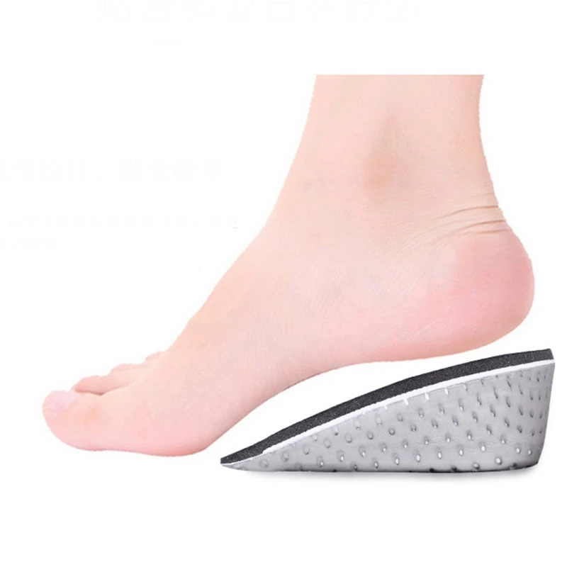 THINKTHENDO 1 Pair Brand 2cm/3cm/4cm Heightening Insole Half Pad Pain Relief Absorb Sweat For General Use Height Increasing | Обувь