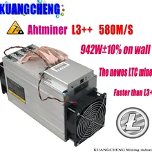 KUANGCHENG ASIC Майнер ANTMINER L3++ 580 м(без блока питания) Scrypt Майнер LTC Litecion врубовая машина лучше, чем ANTMINER L3