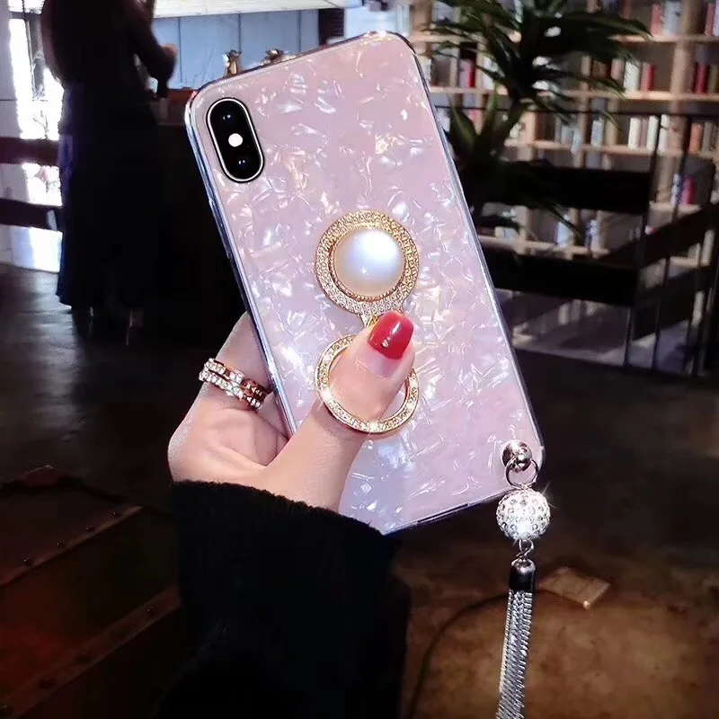 Роскошный модный чехол для телефона OPPO R9 R9S R11 R11S plus с милым бриллиантовым кольцом