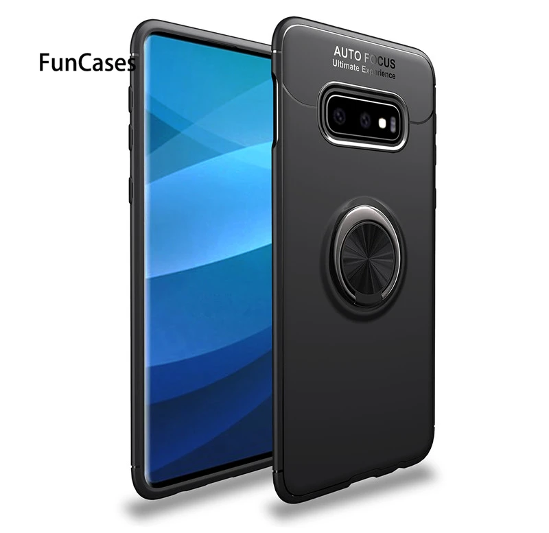 Black Магнитный автомобильный держатель чехол для samsung Galaxy Note9 S10 E 5G S9 S8 J4 J6 A6 плюс J8 A7 A9 A8s J3 J5 J7 чехол для телефона - Цвет: Black