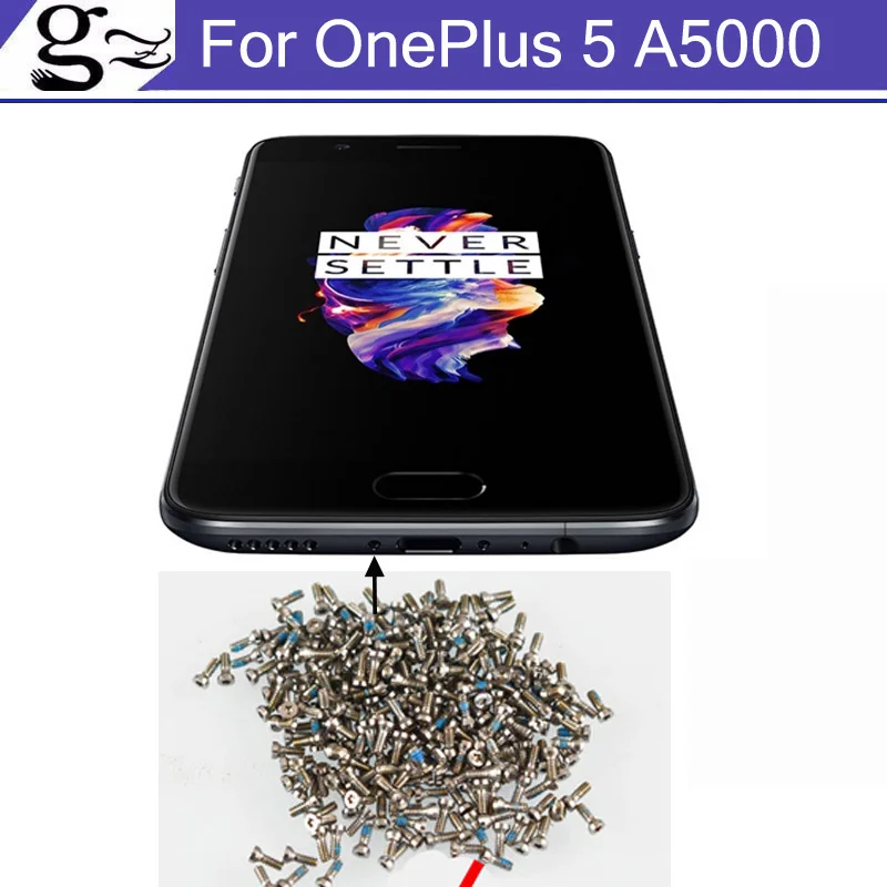 Винты для док станции oneplus 5 серебристые/черные 2 шт.|silver silver|silver blacksilver |