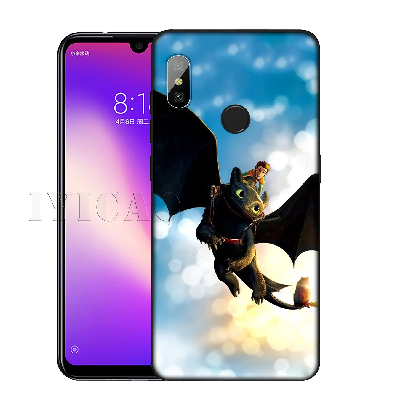 IYICAO Беззубик Как приручить дракона Мягкий силиконовый чехол для Xiaomi Redmi K30 K20 8A 7A 6A