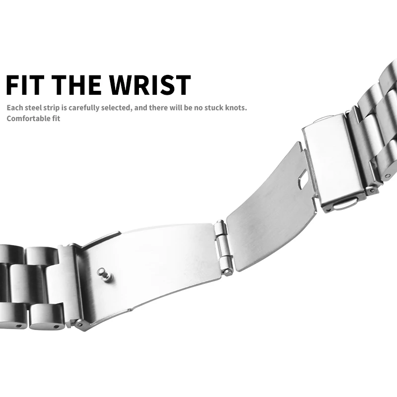 Ремешок из нержавеющей стали для Apple Watch Band Series 3/2/1 38 мм 42 металлический спортивный
