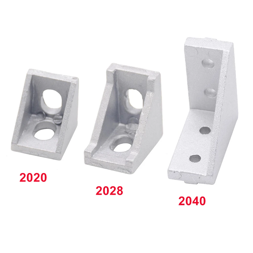 Угловой Кронштейн 2020 2028 2040, угловой алюминиевый кронштейн 20x20 20x28 20x40 L