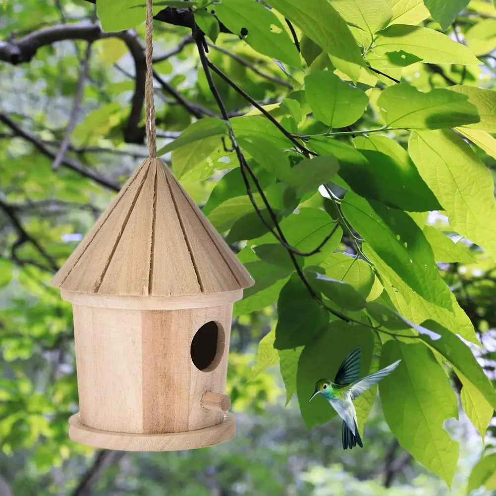 110x140 см DIY деревянный птичий Домик гнездо креативное Настенное подвесное Птичье