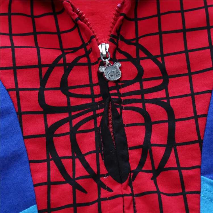 Детские куртки пальто с капюшоном с героями Marvel одежда для маленьких мальчиков с изображением Железного человека, Тора, Халка, Человека-паука детская весенне-осенняя верхняя одежда