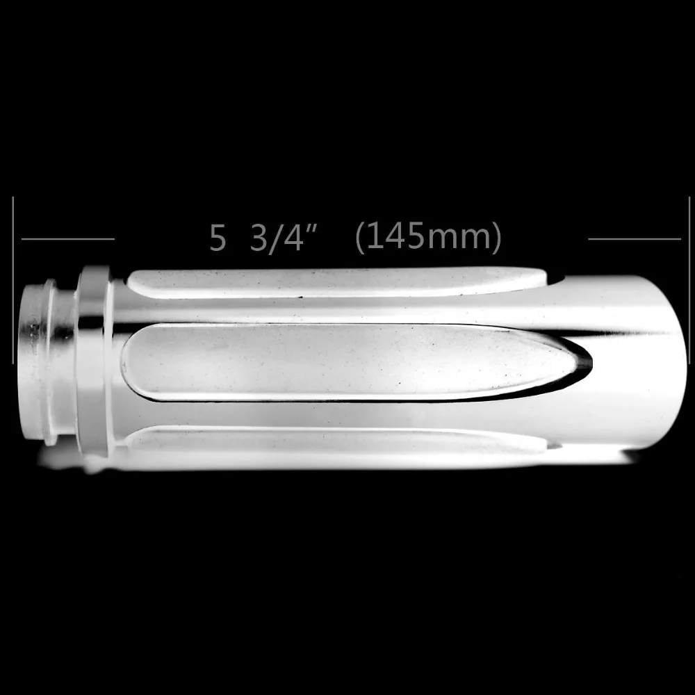 Хромированные ручные ручки с закрытым вырезом для моделей Harley Touring Street Glide Road King