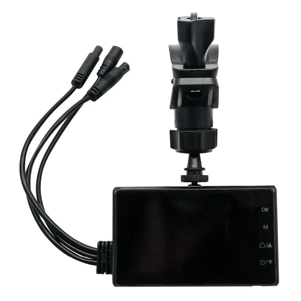3 &quotLCD двойная камера для мотоцикла DVR видеорегистратор Full HD 1080P / 720P Передняя и
