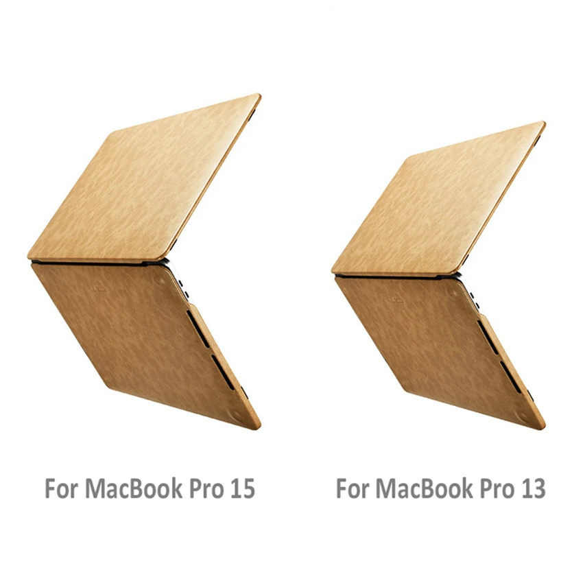 Тонкий Премиум чехол для ноутбука из искусственной кожи Macbook Pro 13 A1706 A1708 A1989 15 A1707
