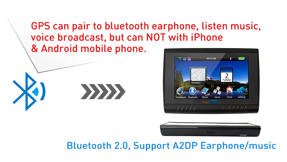 Fodsports 5,0 дюймов Bluetooth gps-навигатор для мотоцикла 256 Мб 8 Гб водонепроницаемый gps трекер навигатора бесплатные карты fm-передатчик