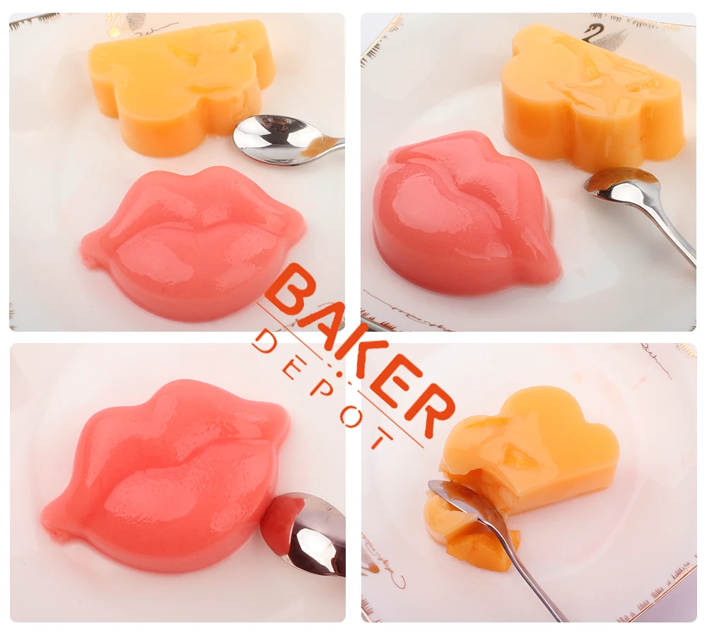 BAKER DEPOT силиконовая форма для пудинга мусса торта губ мыла ручной работы