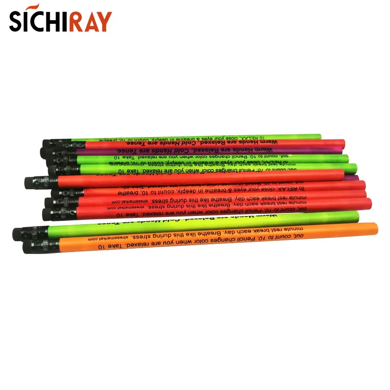 Цветной меняющий настроение карандаш тепловой активации релаксации Tensing тест |