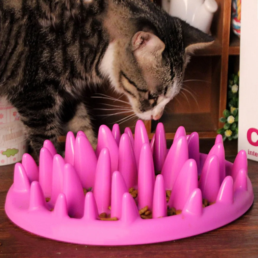 

New Jungle Reduce Anti-choke Pet Bowl Design Slow Food Bowl Foraging For Dogs Cats Puppy Prevent Obesity Dogs Food Supplies
