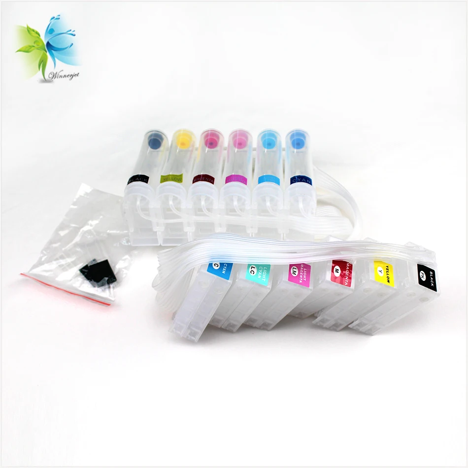Winnerjet 2 комплекта системы непрерывной подачи чернил для Epson PP100 PP50 PP 100 discmanufacturer ciss