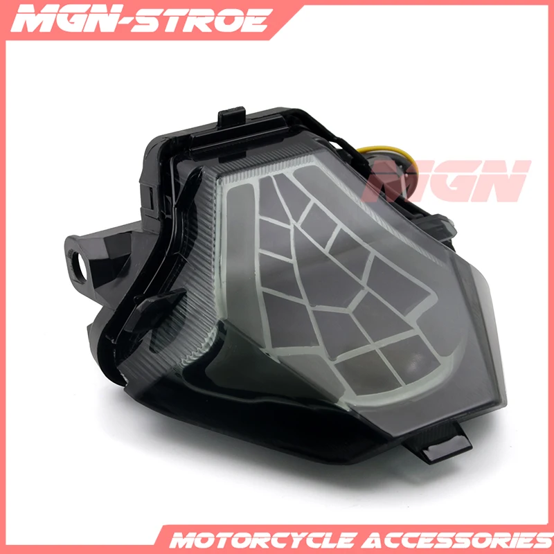 Motorcycle LED Rear Turn Signal Tail Stop Light Lamps Integrated For YZF R3 YZF-R25 FZ07 MT07 FZ MT 07