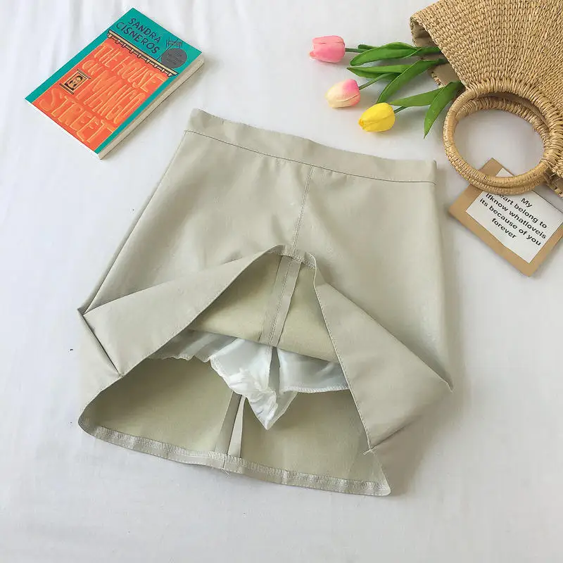 Новая модная юбка с высокой талией Женская облегающая уличная мини-юбка из