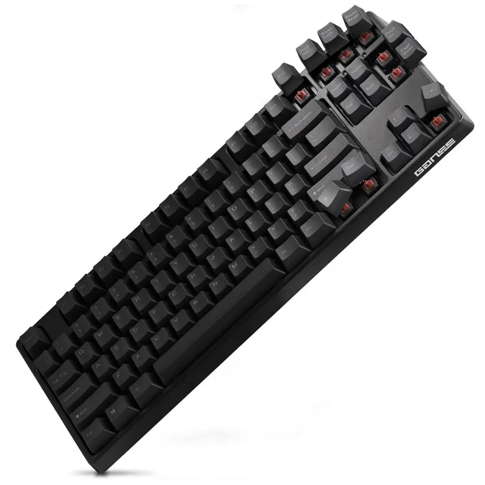 Ganss 87 клавиш игровая механическая клавиатура tkl cherry mx Переключатель вишня коричневый синий красный для геймера/Typists/офиса/дома
