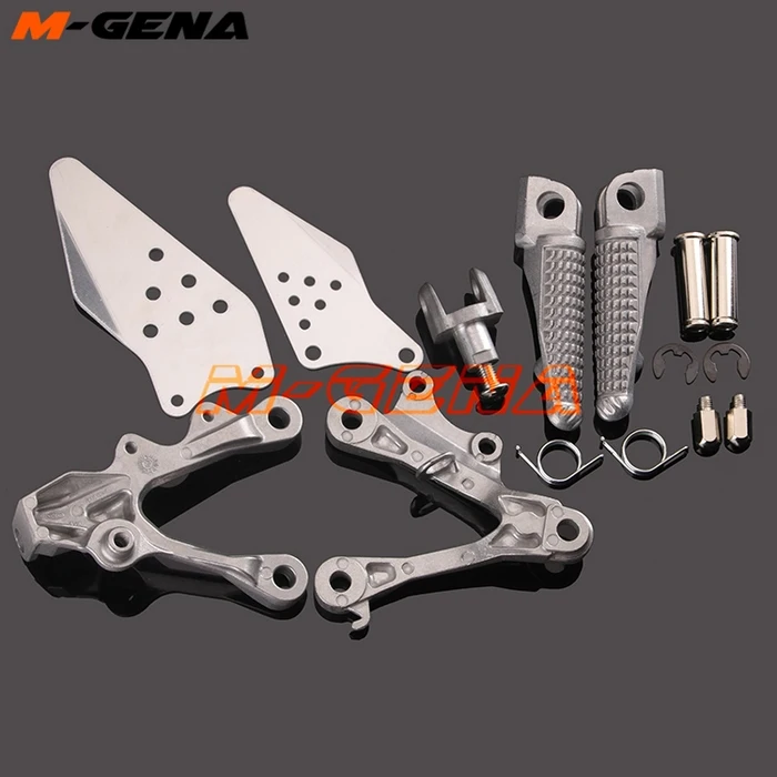 Фото Передние Подножки, подножки, подножка, кронштейн педали для KAWASAKI ZX6R ZX-6R ZX 6R 2009 2010 2011 2012 2014 09 10 11 12 13 14 №2