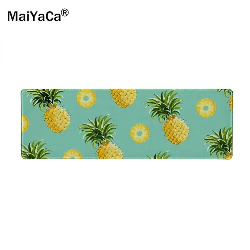 

30x90cm size Tropical rainforest summer fruit cute Pineapple Extended Gaming Wide Large Mouse Pad Big Size Desk Mat high quality