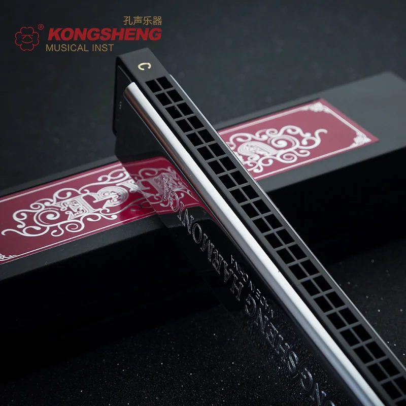 Инструменты KONGSHENG Tremolo для ветряных инструментов с 24 отверстиями губная гармошка