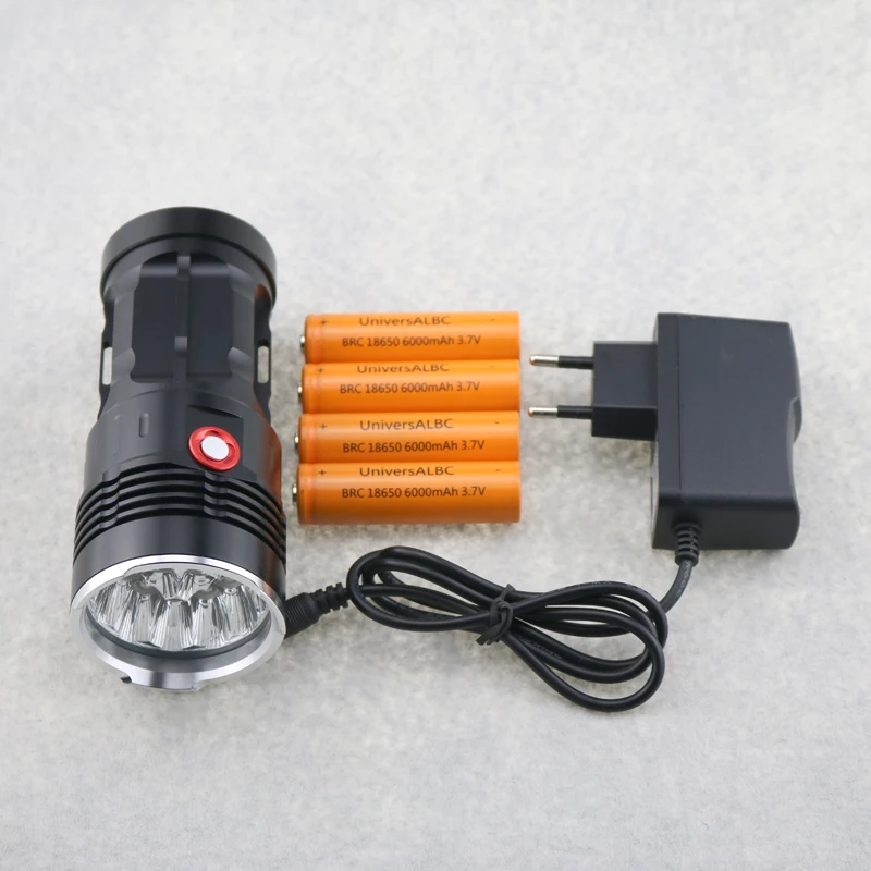 120 Вт светодиодный тактический фонарь 12x Cree XML T6 25000 люменов для кемпинга охоты