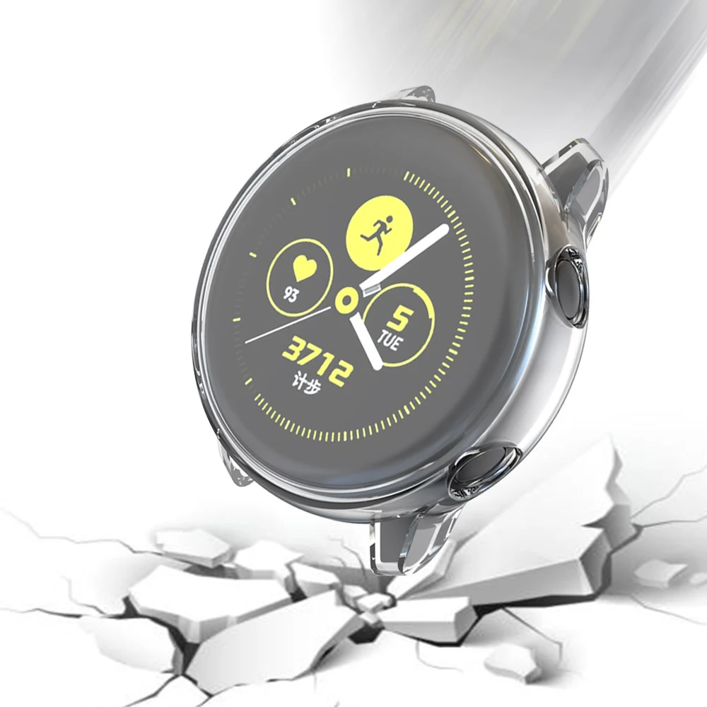 Защитный чехол для экрана Samsung Galaxy Watch Active Ультратонкий Мягкий силиконовый