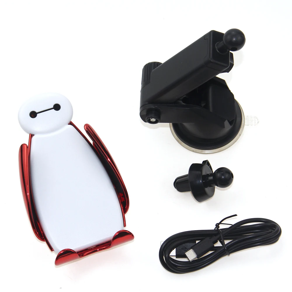 Новинка беспроводное автомобильное зарядное устройство Baymax 10 Вт с креплением на