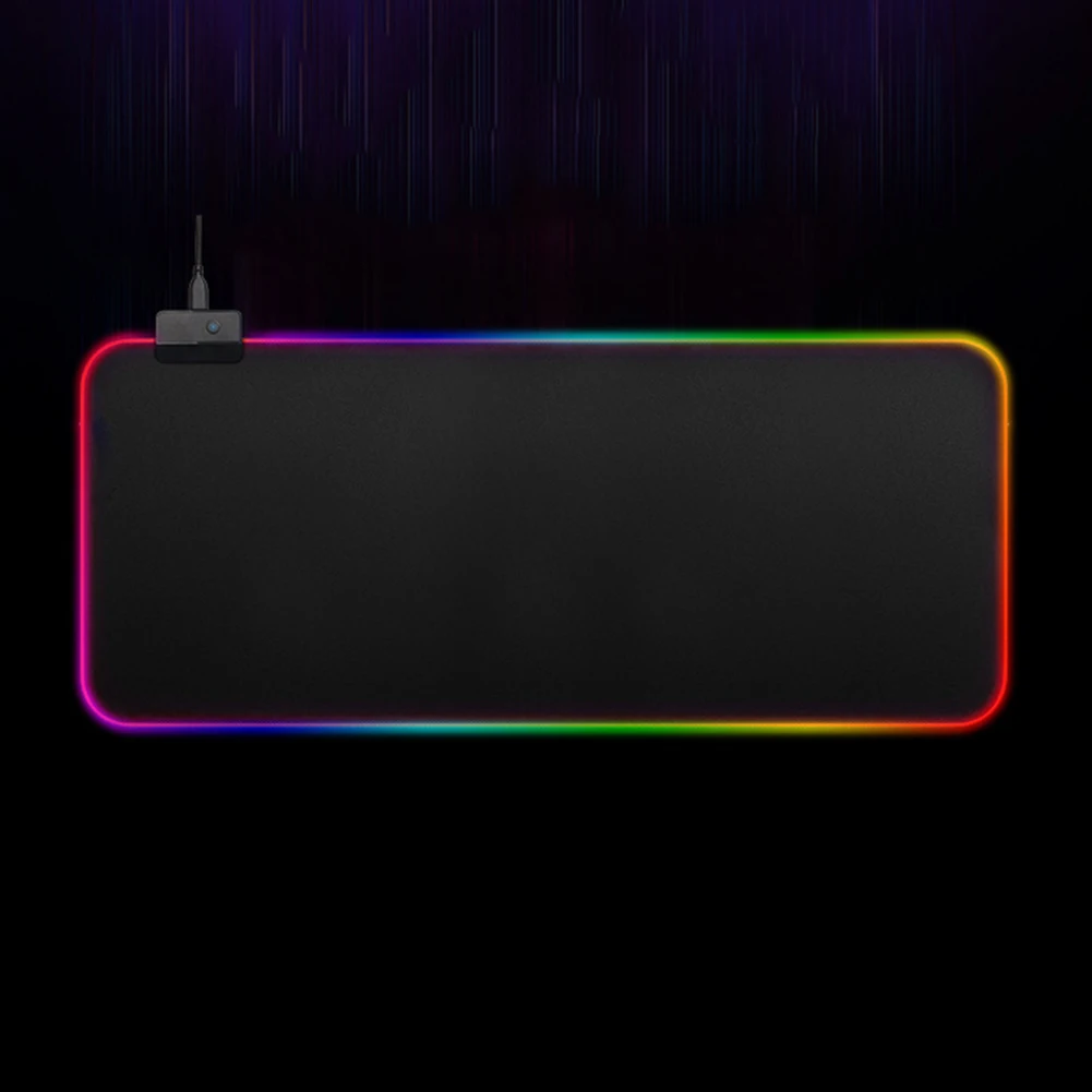 Горячий игровой коврик для мыши RGB негабаритный светящийся светодиодный коврик для мыши с расширенной подсветкой для ПК компьютера ноутбука