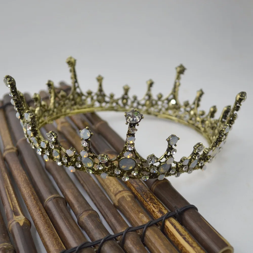 Барочный жемчуг King queen с короной и диадема на голову в виде короны тиары головной убор Стразы Выходные туфли на выпускной бал свадебные аксессуары для волос ювелирные изделия coroa de noiva