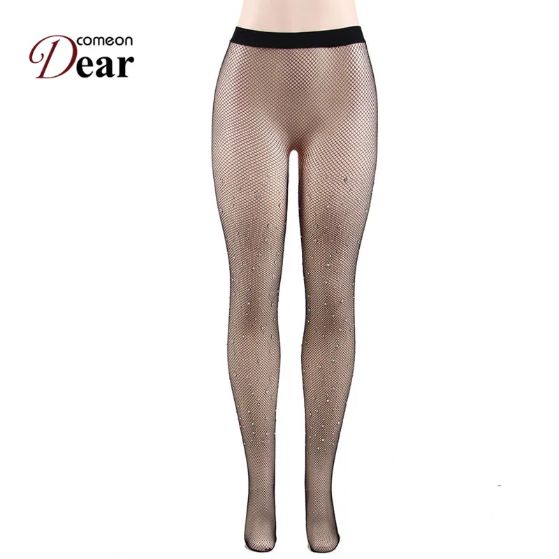 Comeondear/Новые прозрачные сетчатые летние колготки чулки женские ажурные Fantaisie Femme