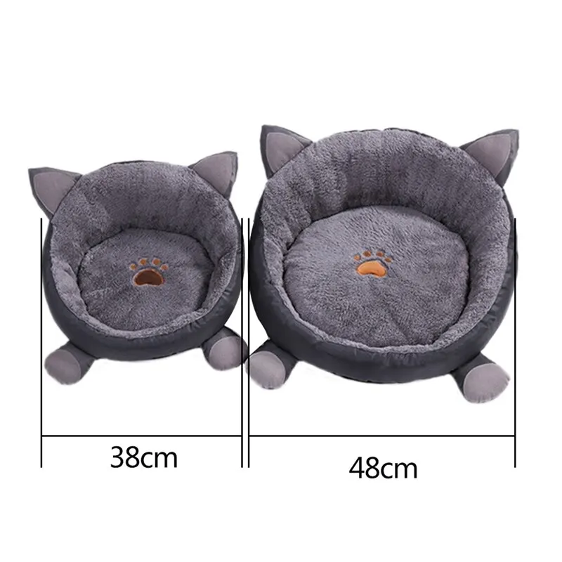 Кровать для домашних животных корзины собак осень и зима теплый мягкий флисовый