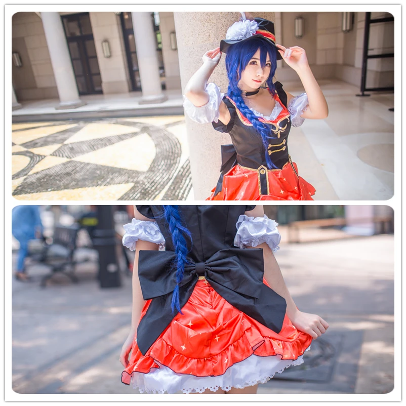 Игра LoveLive! Sunshine! Aqours Bremen Band Matsuura kanan костюм для косплея женское платье без рукавов