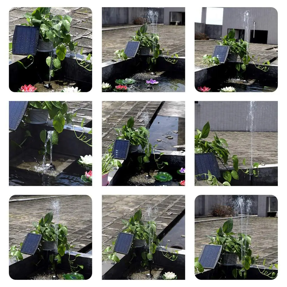 2 5 Вт Солнечная энергия фонтанный насос панель Набор для полива садовые растения