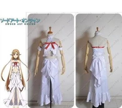 Sword Art онлайн костюм Asuna для косплея(костюмированных игр) костюм ALfheim онлайн изготовленный на заказ любой размер Asuna платье