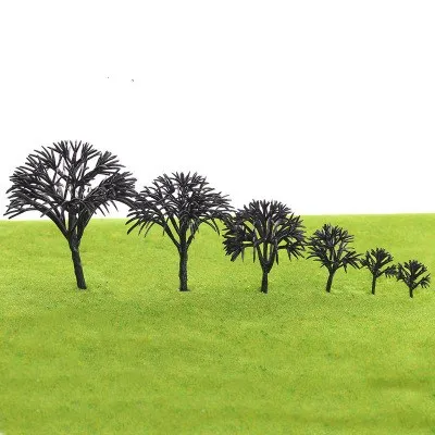 

30pcs Sand table model train road plastic tree trunk landscape model 30mm-100mmspecification