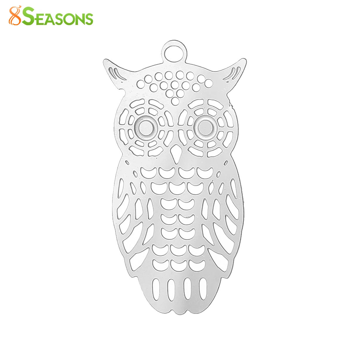 Филигранное тиснение из нержавеющей стали 304 подвесная подвеска в виде совы