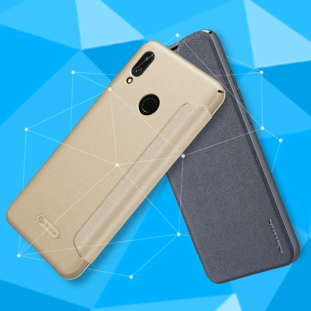 Чехол Nillkin для Huawei P Smart 2019 роскошный кожаный чехол с откидной крышкой задняя