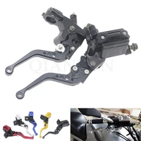 universal 22mm motorcycle brake clutch master cylinder fuel tank pump lever for kawasaki zzr600 zx6r zx636r zx6rr zx9r zx10r